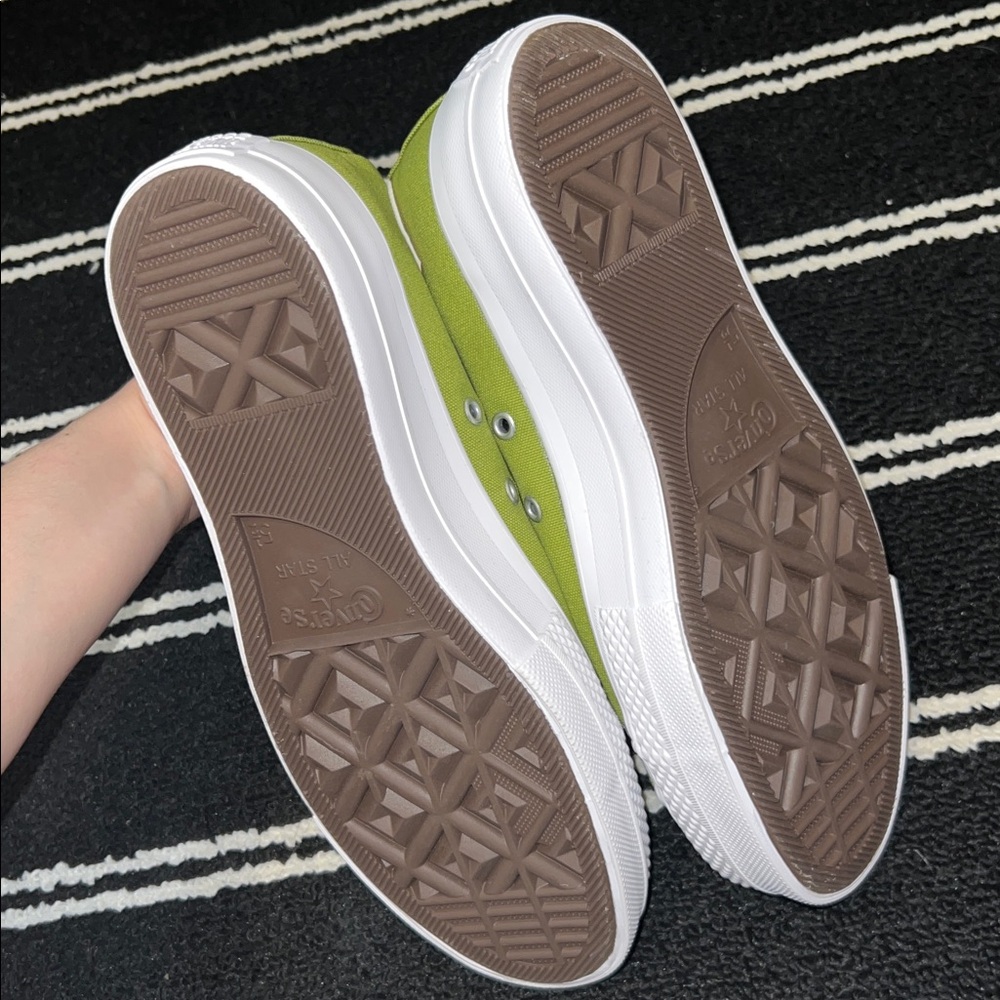 Converse Custom Green Heart Patch Chuck Taylor Al… - image 5